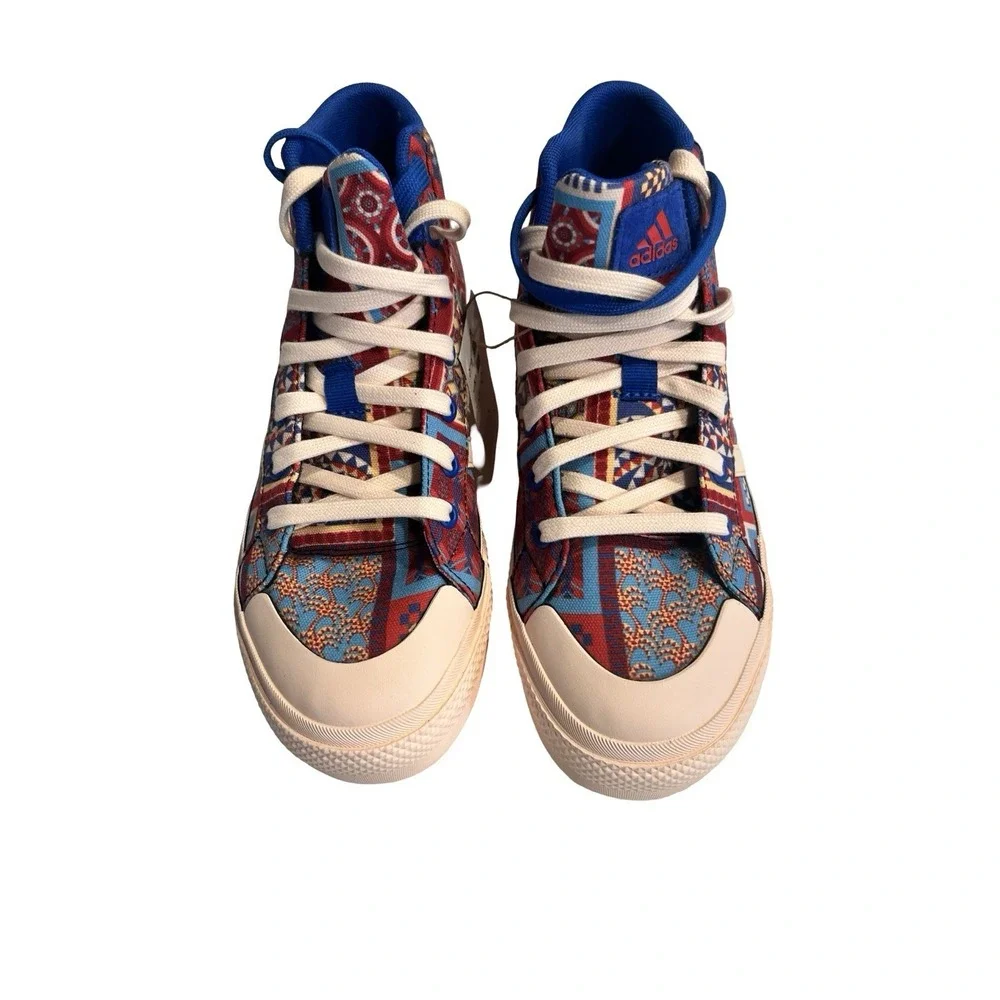 Adidas FARM Rio x Bravada 2.0 Platform‎ Mid Skateboard Patchwork Quilt Women's 6